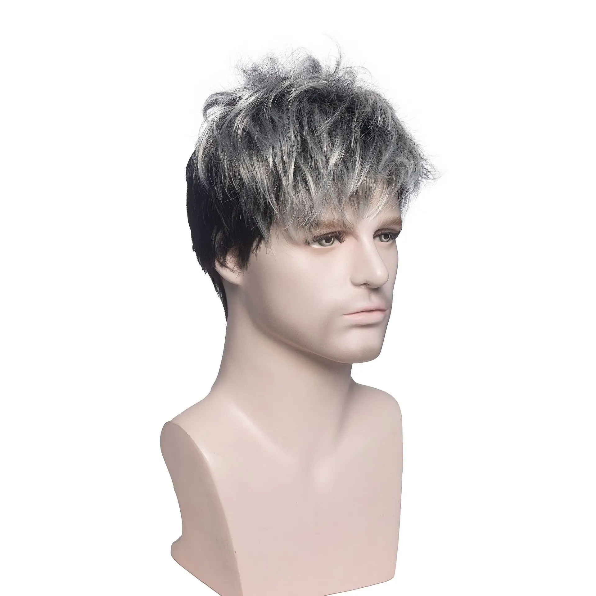 Synthetic Hair Men Wig - Image 6