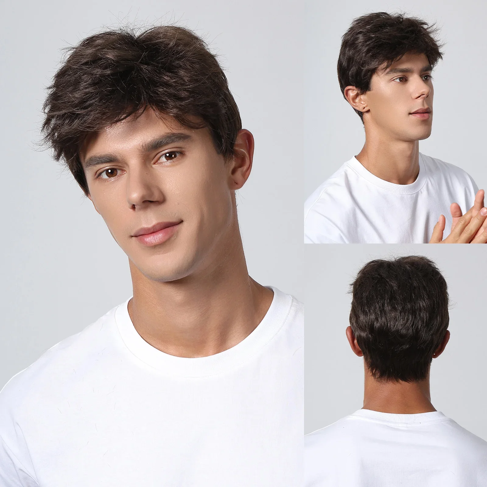Synthetic Men Hair Wig - Image 7