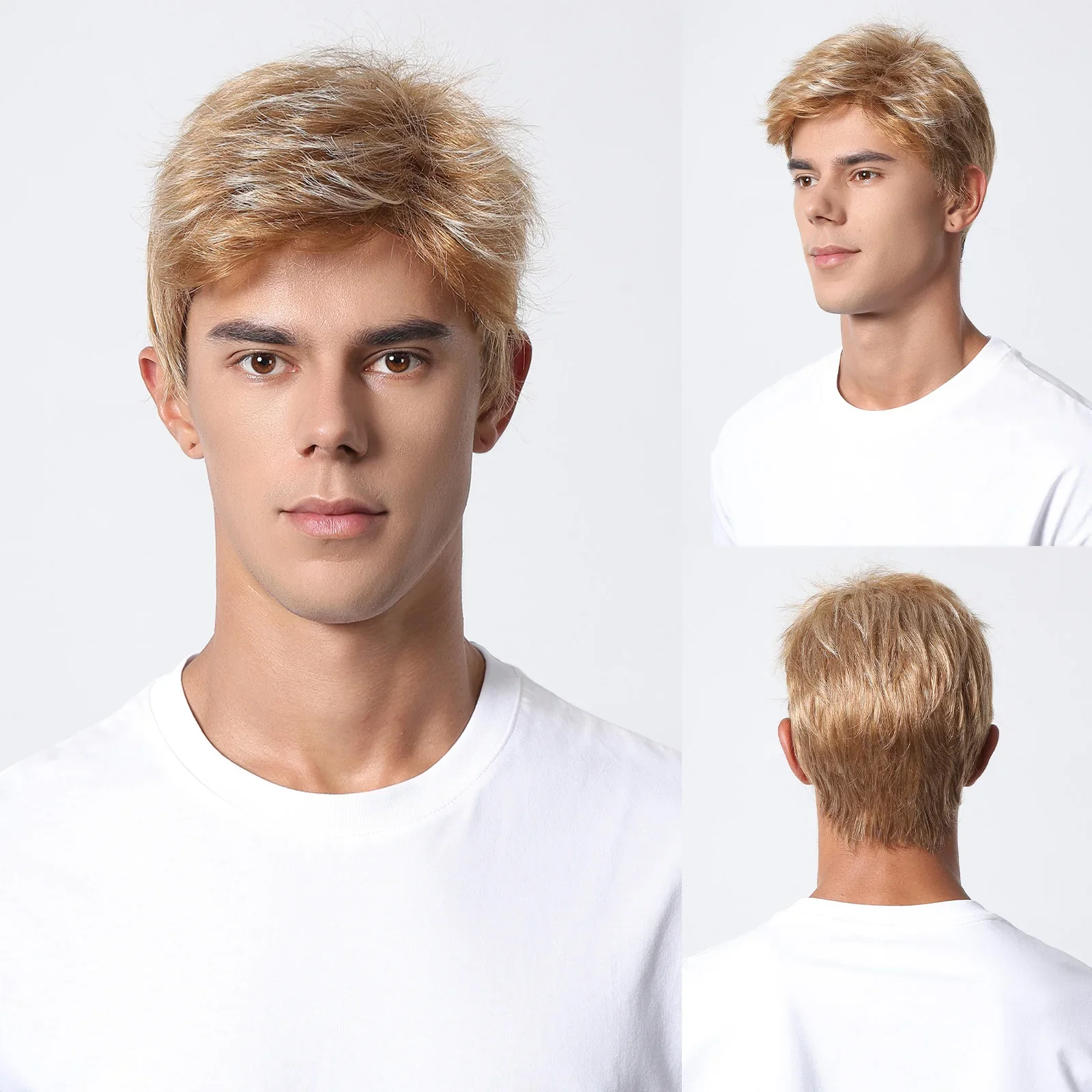 Synthetic Men Hair Wig - Image 8
