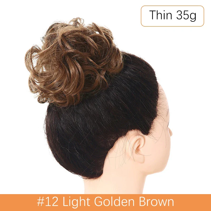 Synthetic Messy Hair Bun - Image 17