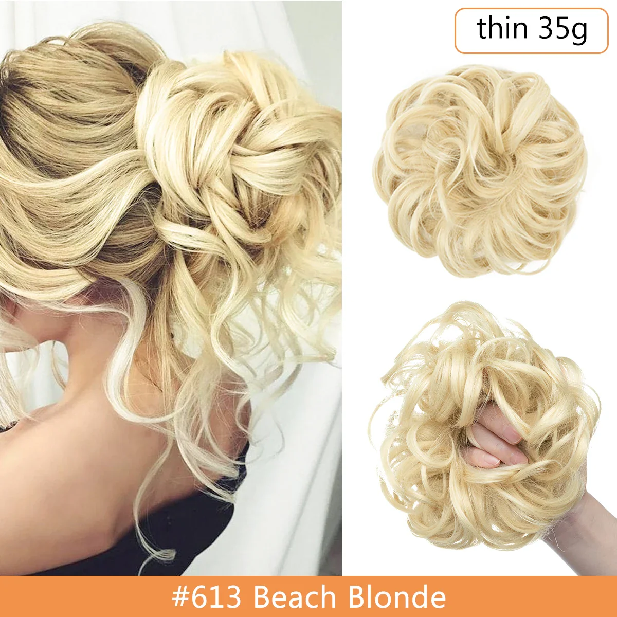 Synthetic Messy Hair Bun - Image 18