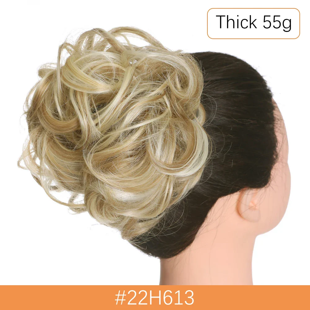 Synthetic Messy Hair Bun - Image 19