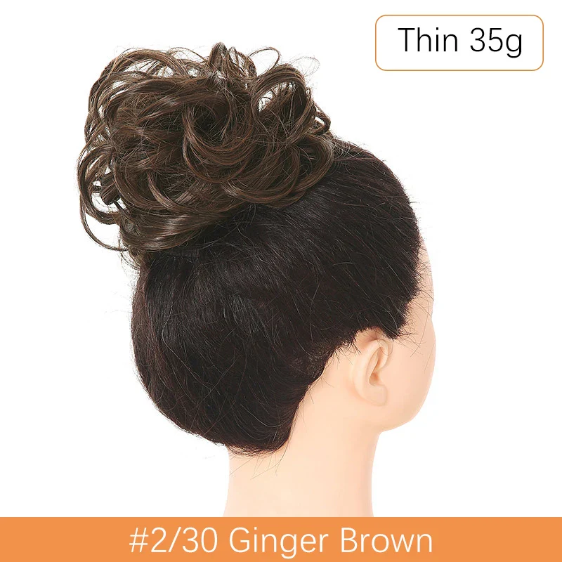 Synthetic Messy Hair Bun - Image 26