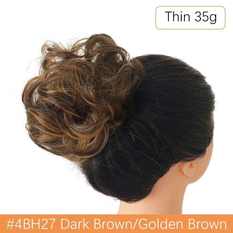 Synthetic Messy Hair Bun - Image 28