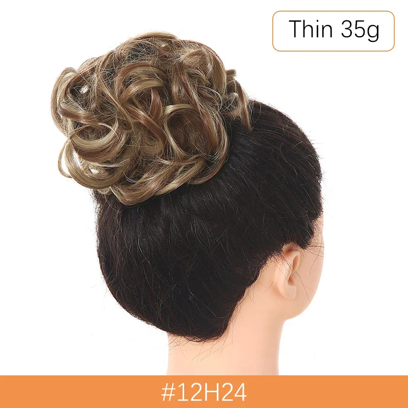 Synthetic Messy Hair Bun - Image 32