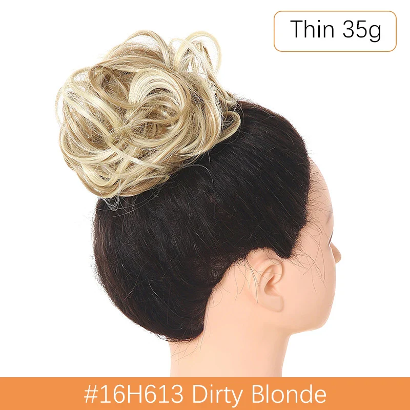 Synthetic Messy Hair Bun - Image 33