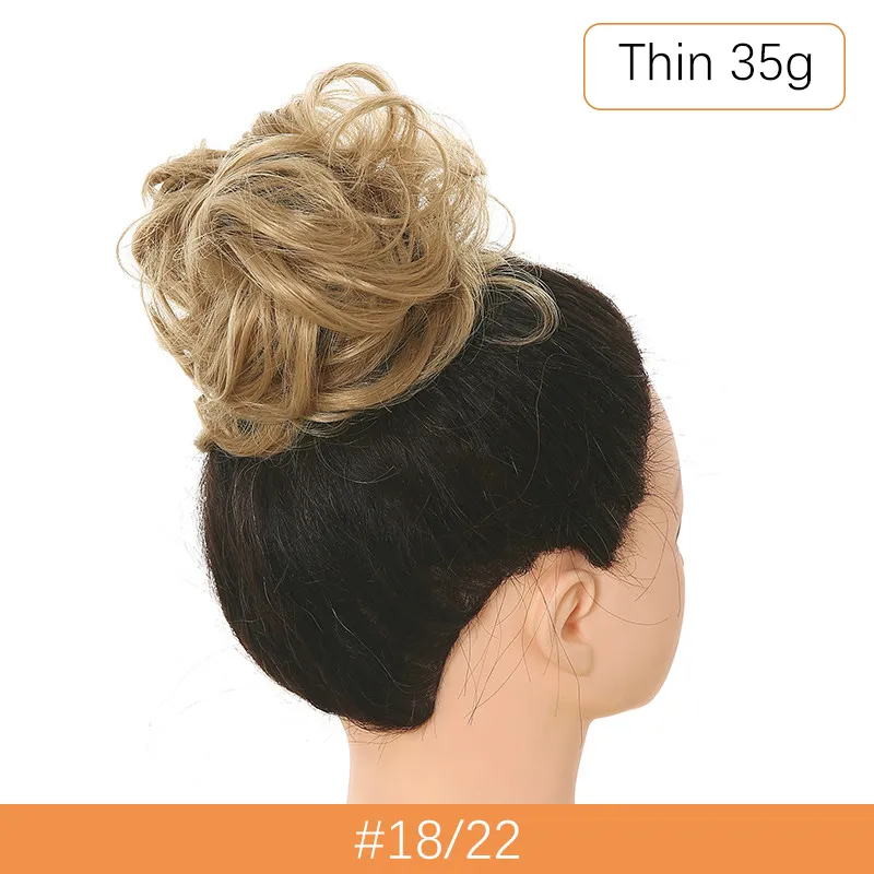 Synthetic Messy Hair Bun - Image 34