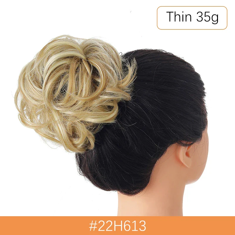 Synthetic Messy Hair Bun - Image 36