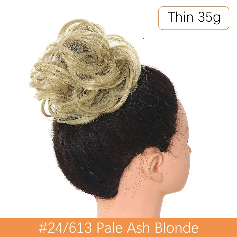 Synthetic Messy Hair Bun - Image 37
