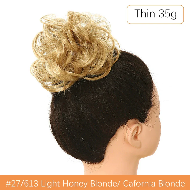 Synthetic Messy Hair Bun - Image 39