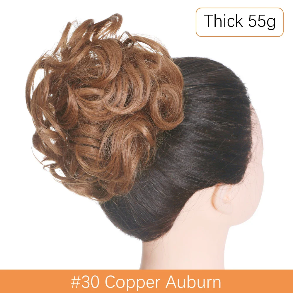 Synthetic Messy Hair Bun - Image 43