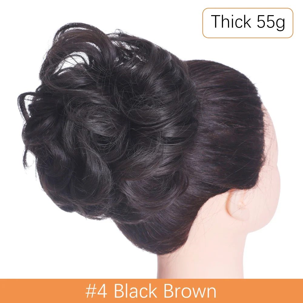 Synthetic Messy Hair Bun - Image 44