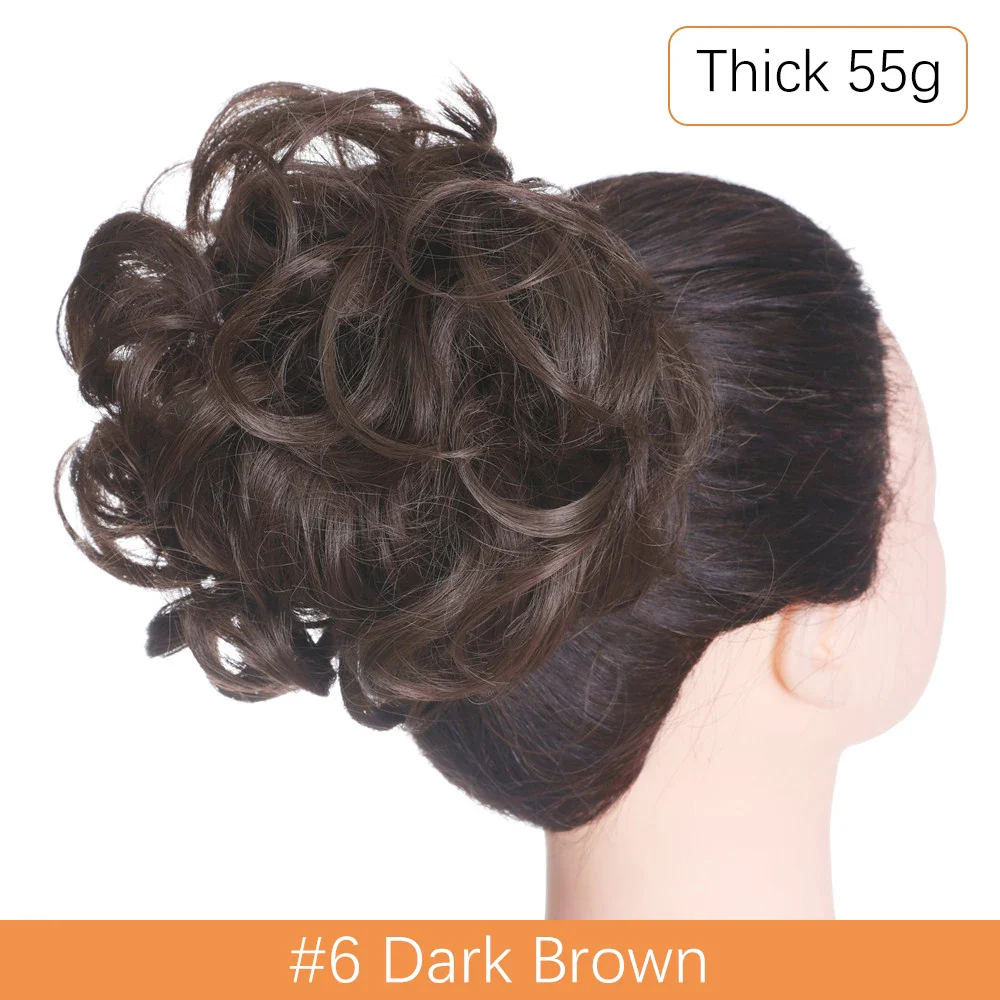Synthetic Messy Hair Bun - Image 46
