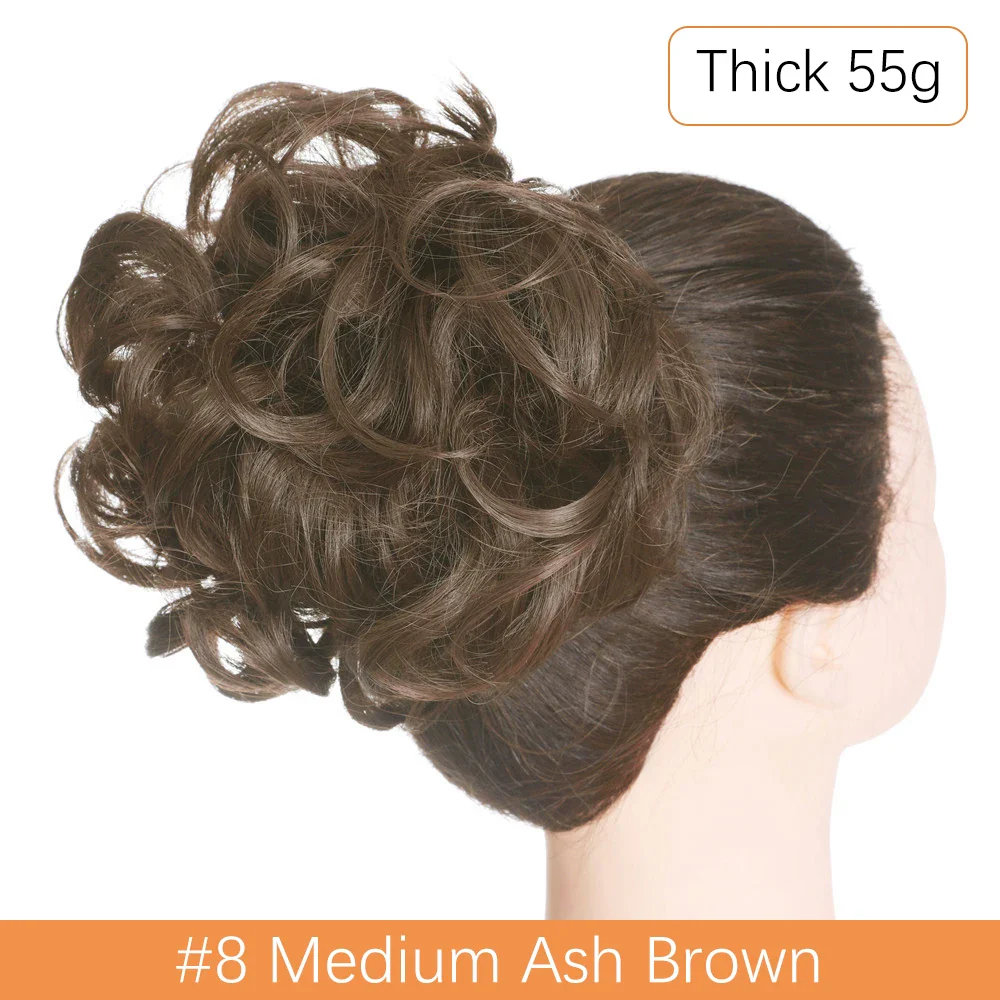 Synthetic Messy Hair Bun - Image 47