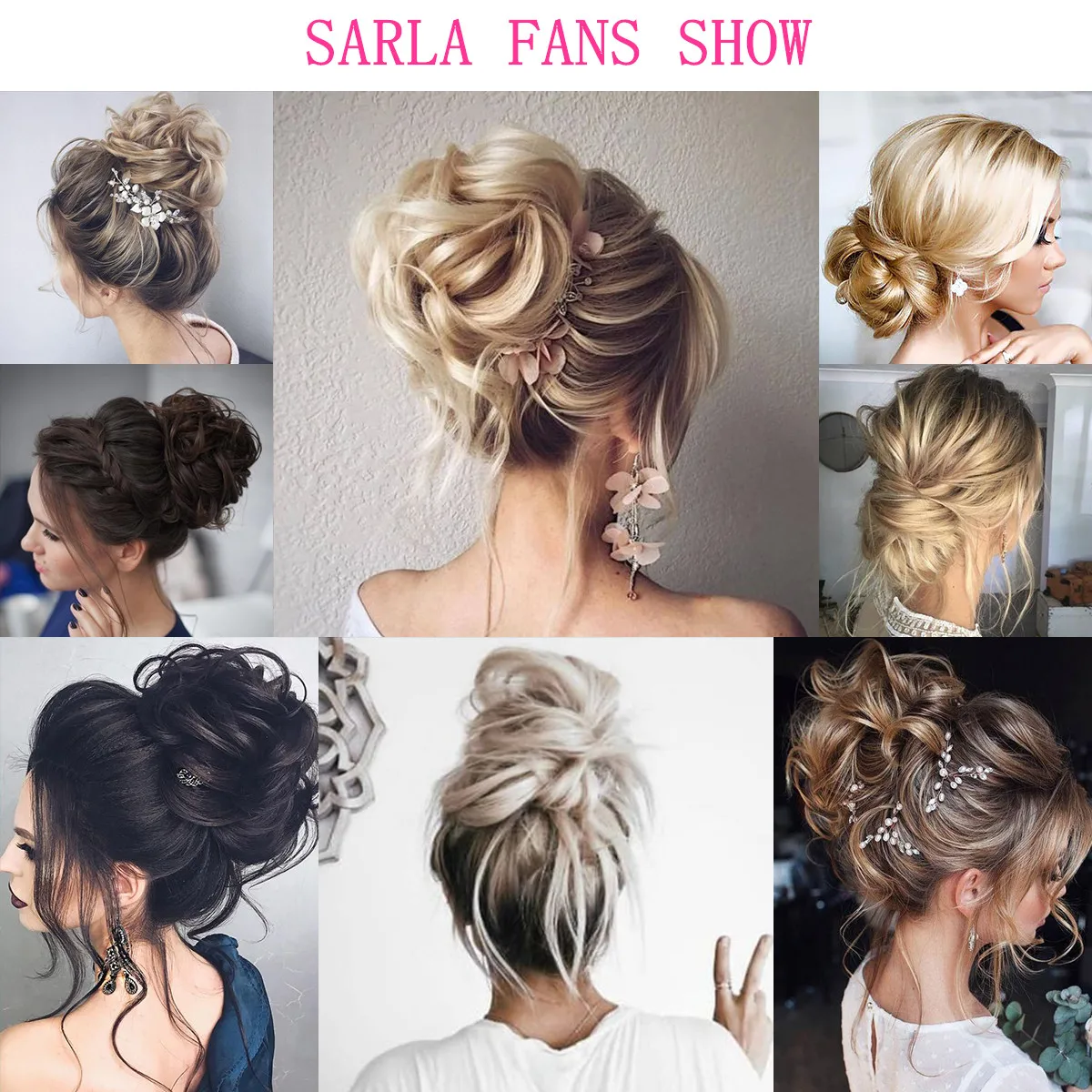 Synthetic Messy Hair Bun - Image 5