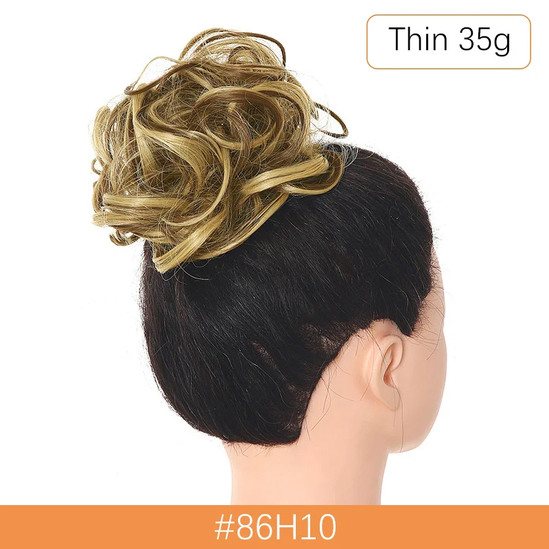 Synthetic Messy Hair Bun - Image 50