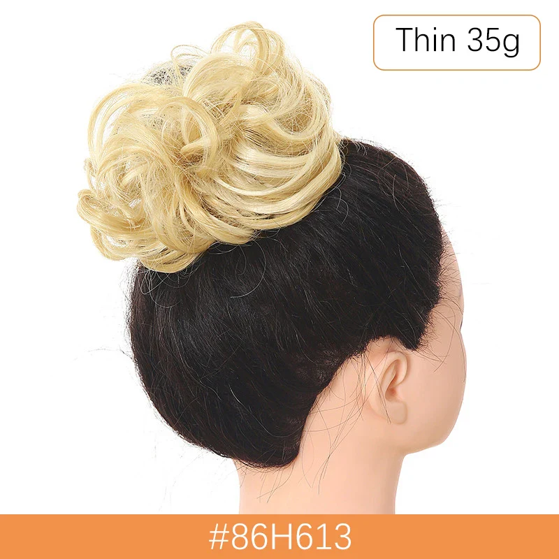 Synthetic Messy Hair Bun - Image 51