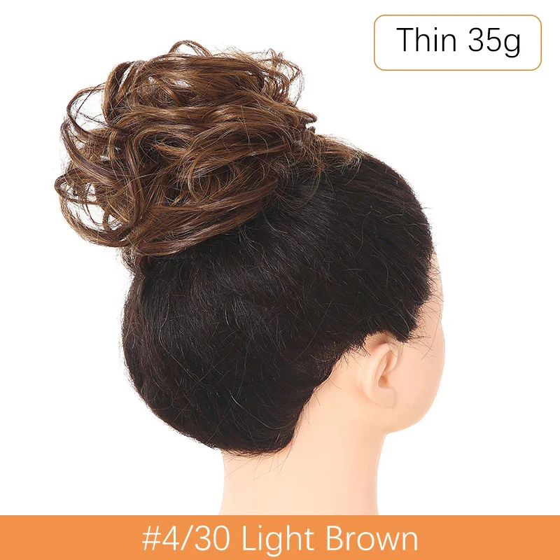 Synthetic Messy Hair Bun - Image 54