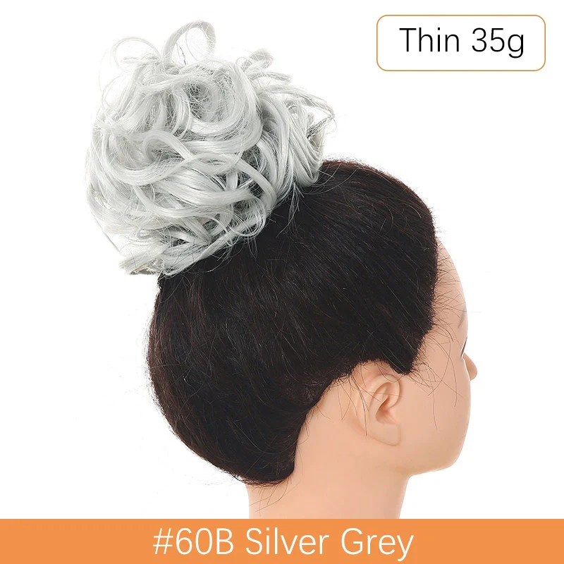 Synthetic Messy Hair Bun - Image 55