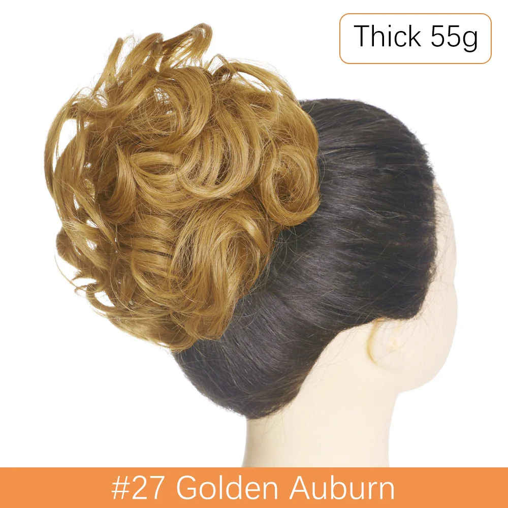Synthetic Messy Hair Bun - Image 56
