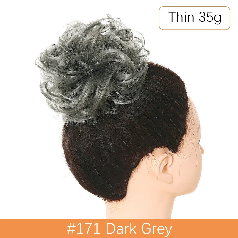 Synthetic Messy Hair Bun - Image 60