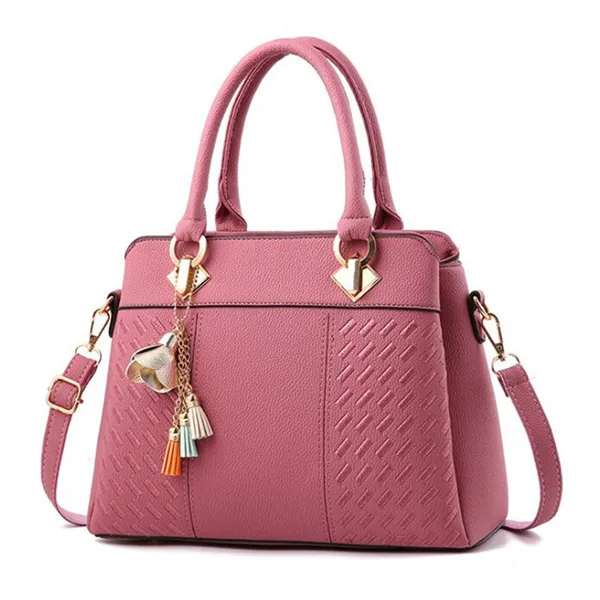 Tasseled Elegance: Embroidered Crossbody Tote - Image 10