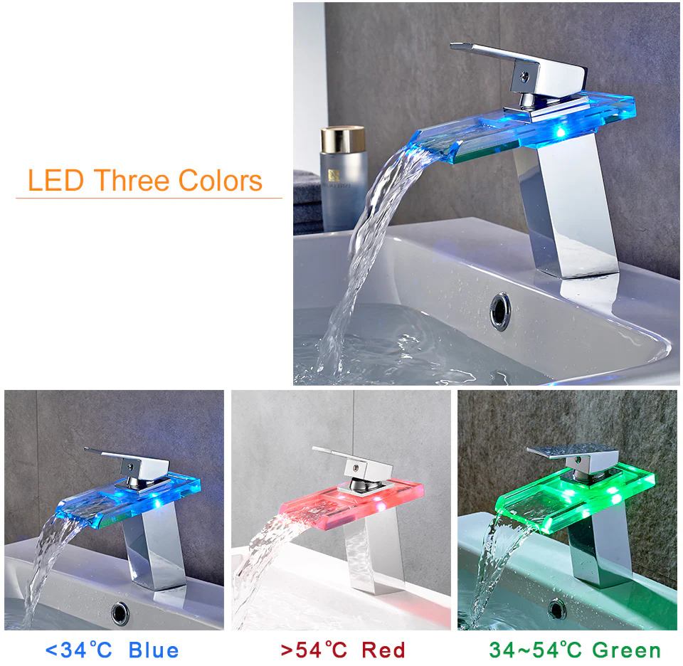 Temperature Sensing LED Faucet - Image 10