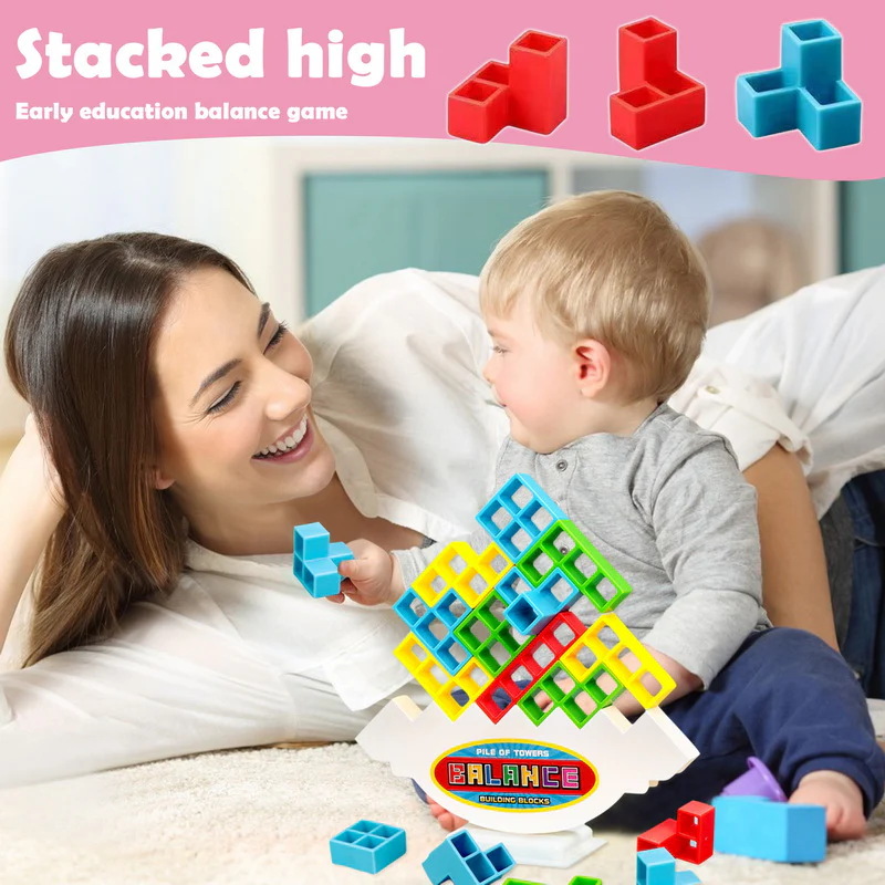 Tetra Tower Blocks Board Game - Image 13