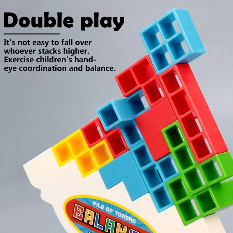 Tetra Tower Blocks Board Game - Image 8