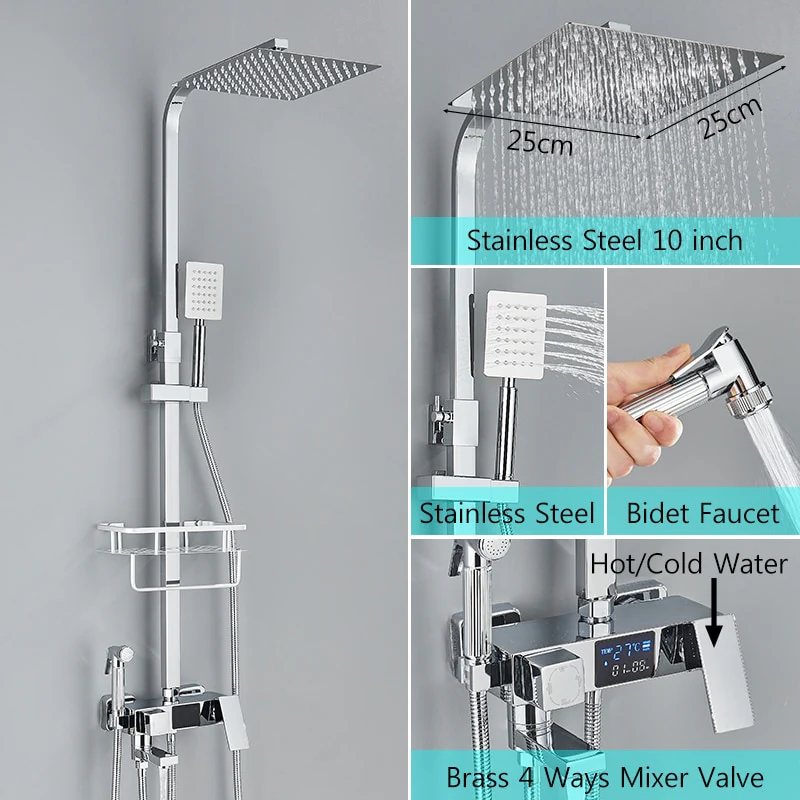 Thermostatic Digital Display Shower - Image 18