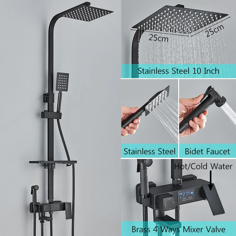 Thermostatic Digital Display Shower - Image 22