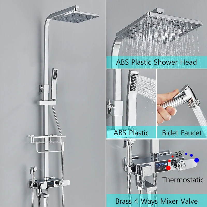 Thermostatic Digital Display Shower - Image 23