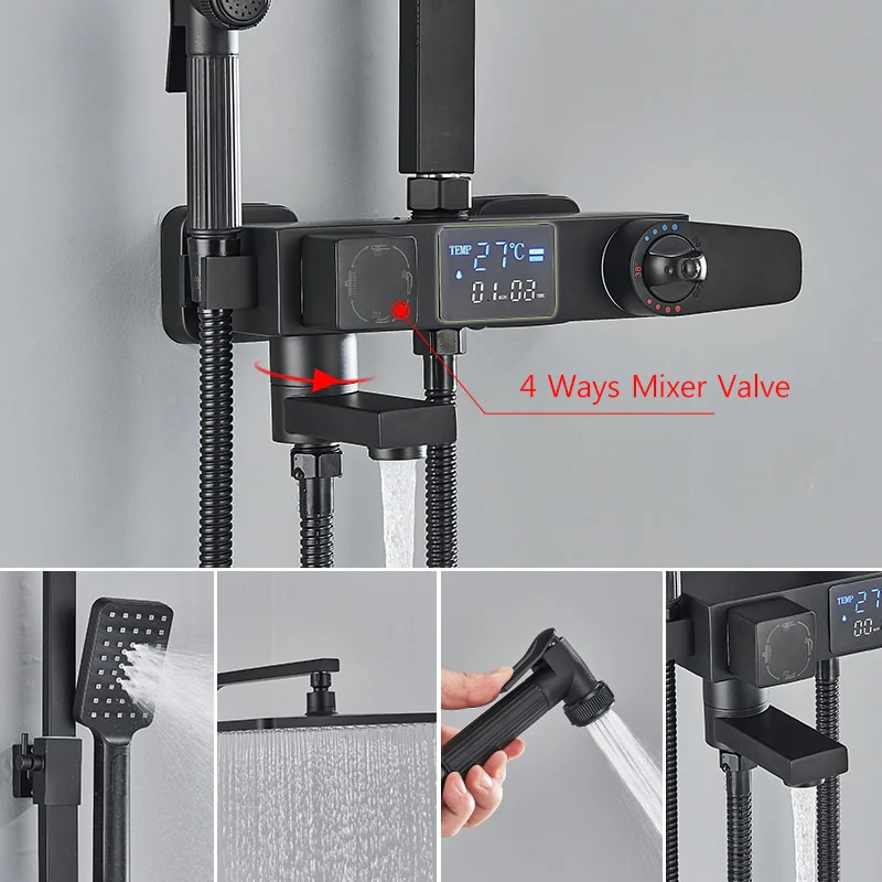 Thermostatic Digital Display Shower - Image 28