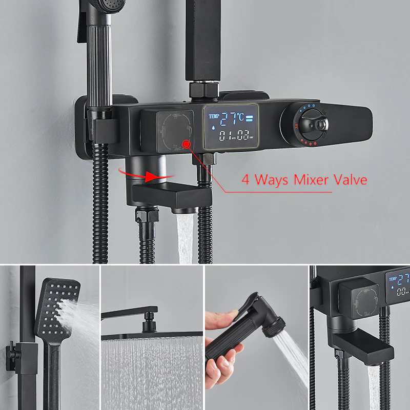 Thermostatic Digital Display Shower - Image 33