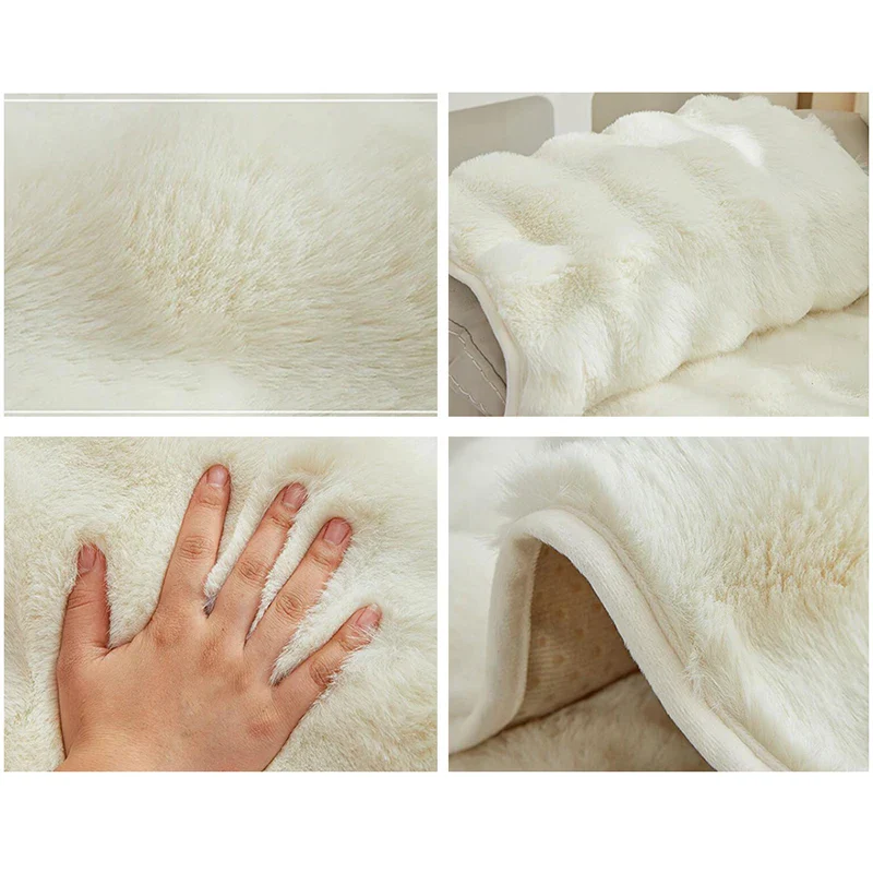 Thicken Plush Recliner Sofa Cover - Image 12