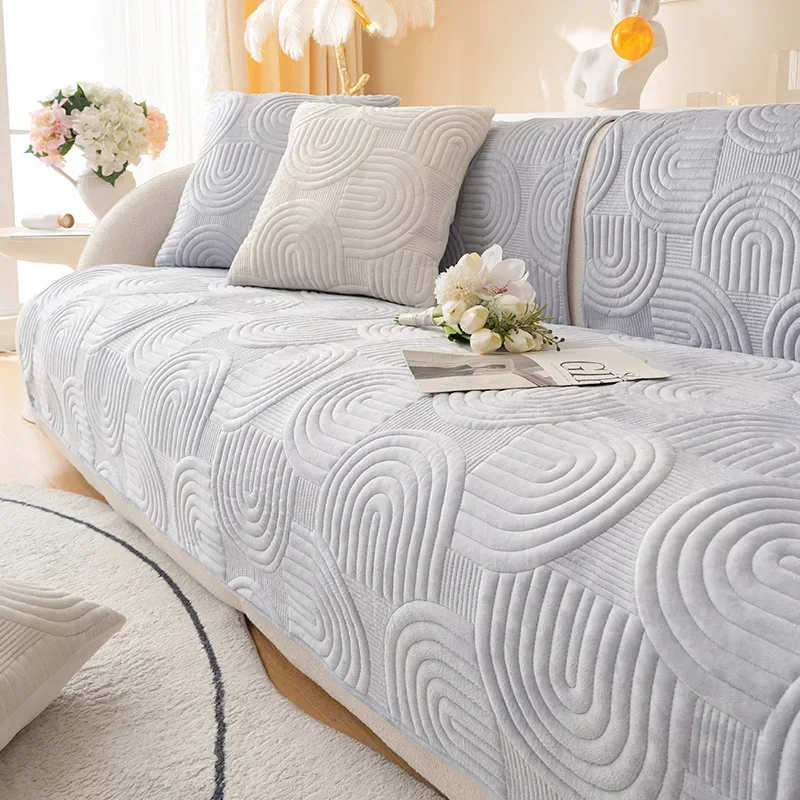Thicken Velvet Sofa Covers - Image 7