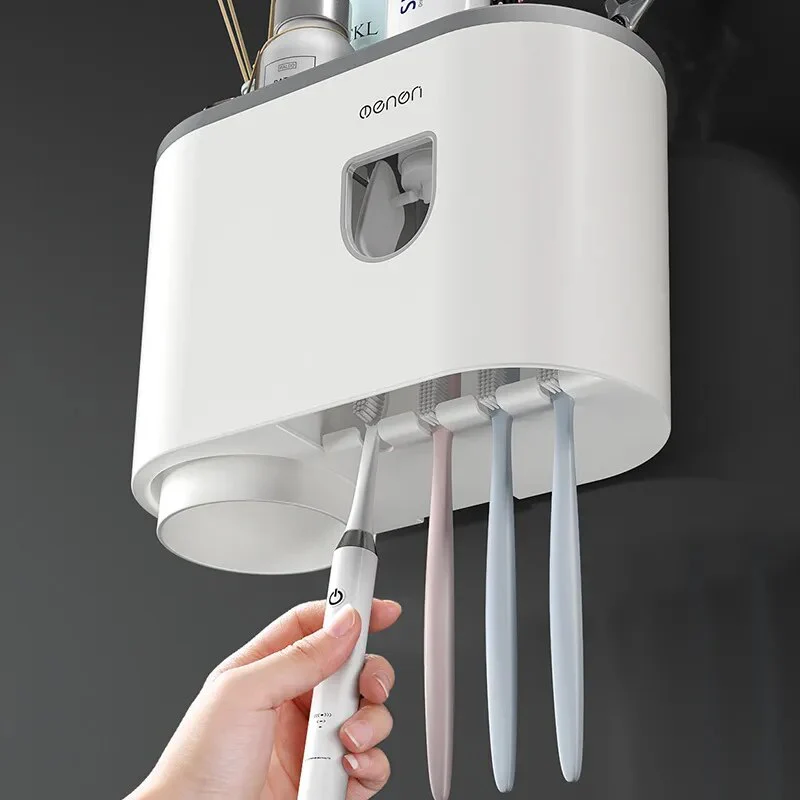 Toothbrush Holder Toothpaste Dispenser - Image 4