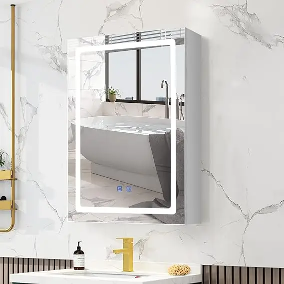Touch LED Mirror Storage Cabinet - Image 9