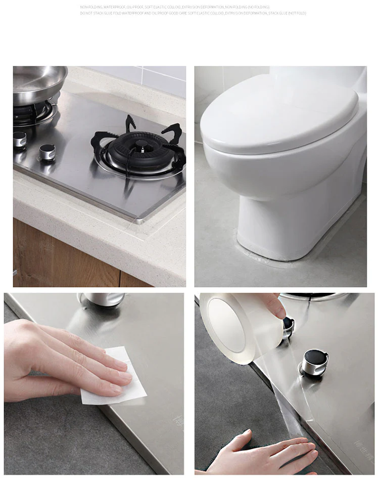 Transparent Kitchen Bathroom Accessories - Image 11