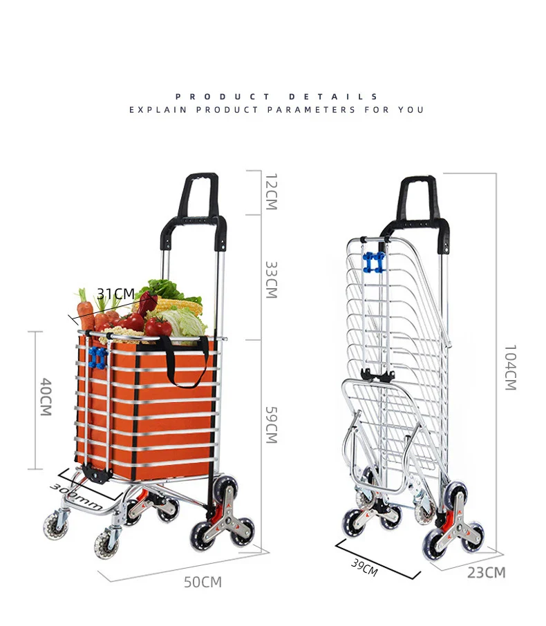 TrekHaul Grocery Trolley - Image 22