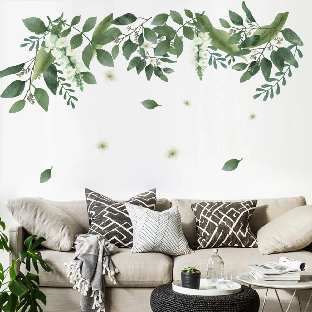 Tropical Green Vine Stickers - Image 2