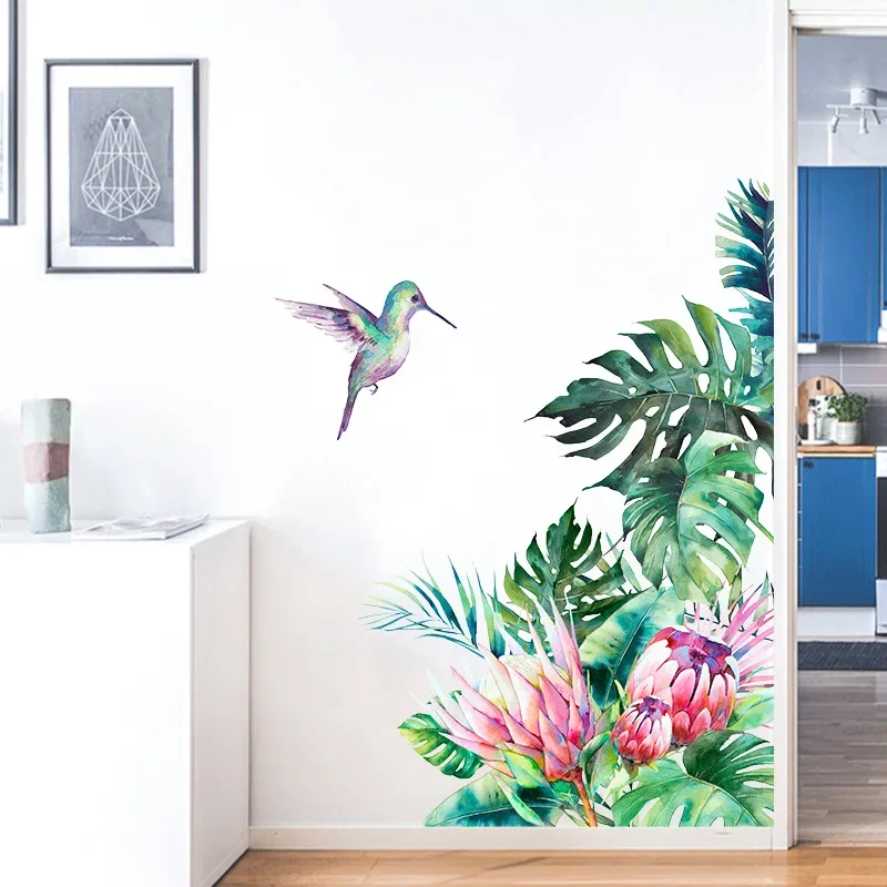 Tropical Leaves Wall Stickers - Image 3