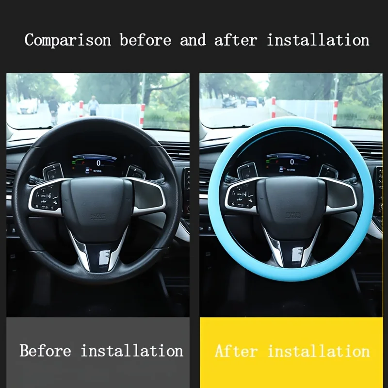 Ultra-thin Anti-slip Car Steering Wheel Cover - Image 5