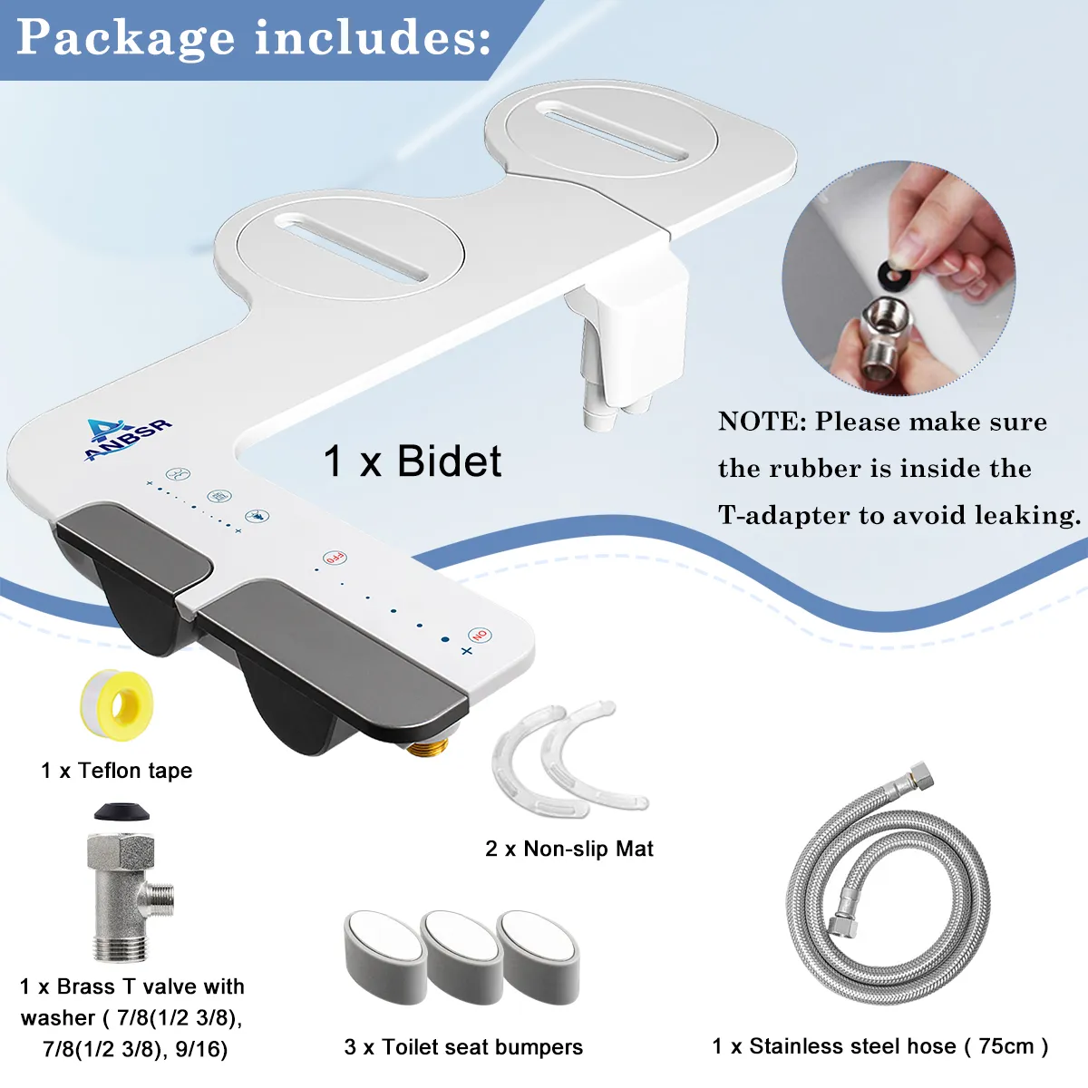 Ultra-thin Toilet Bidet Washer - Image 6