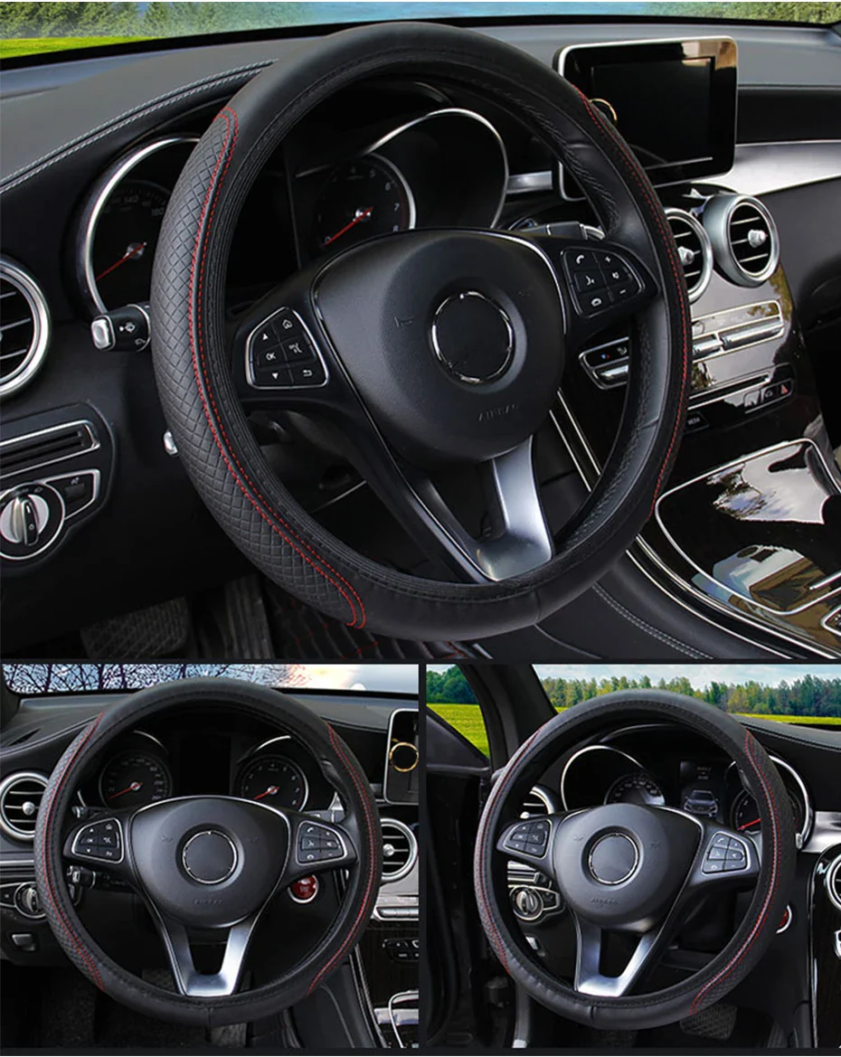 Universal Car Steering Wheel Cover - Image 12