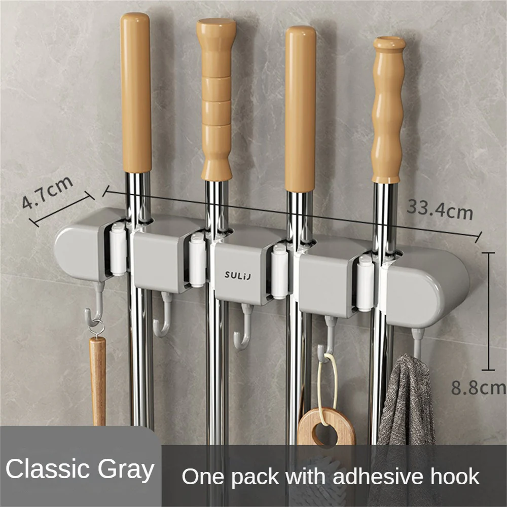 Upgrade ABS Mop Broom Hook Holder - Image 16