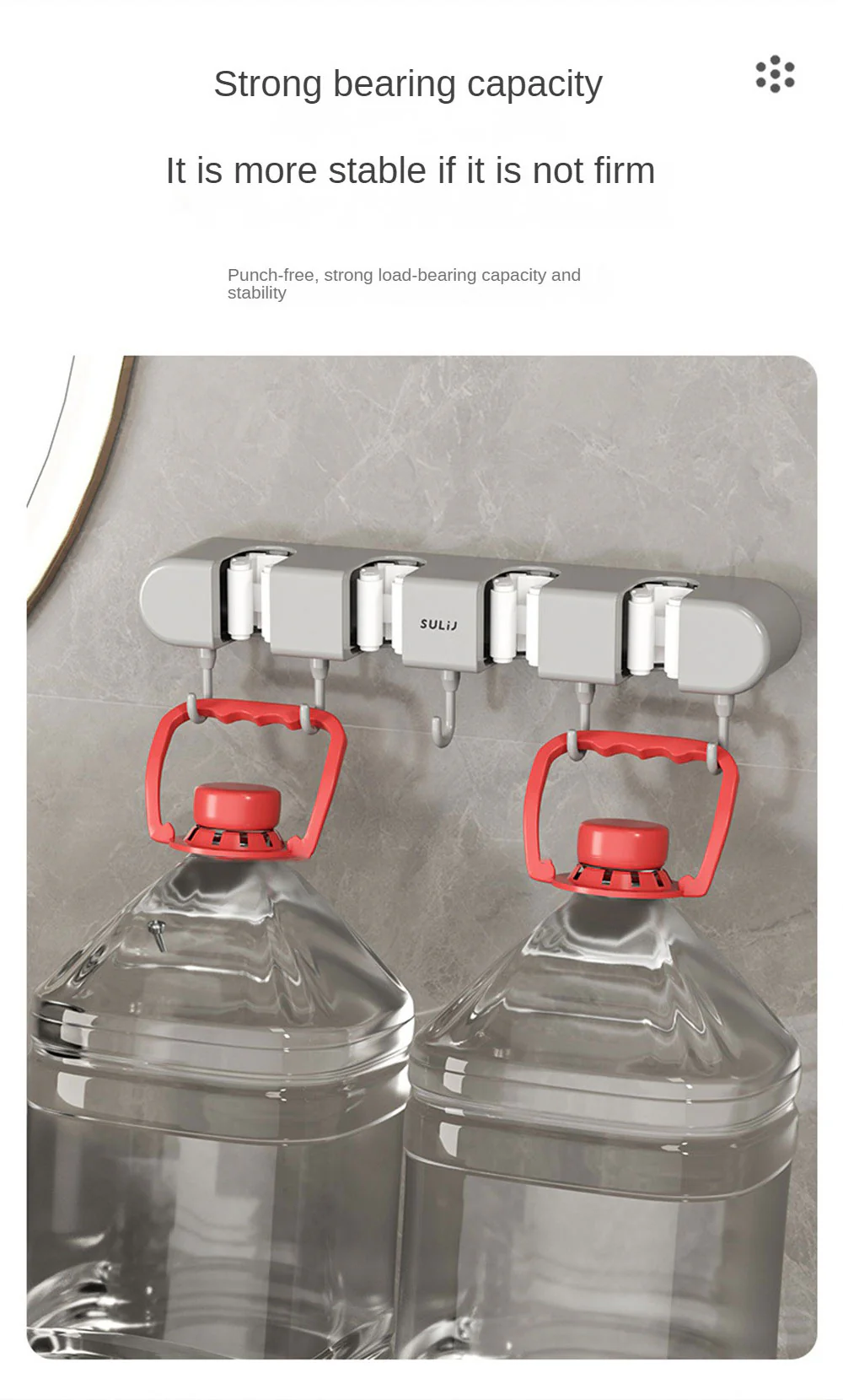 Upgrade ABS Mop Broom Hook Holder - Image 19