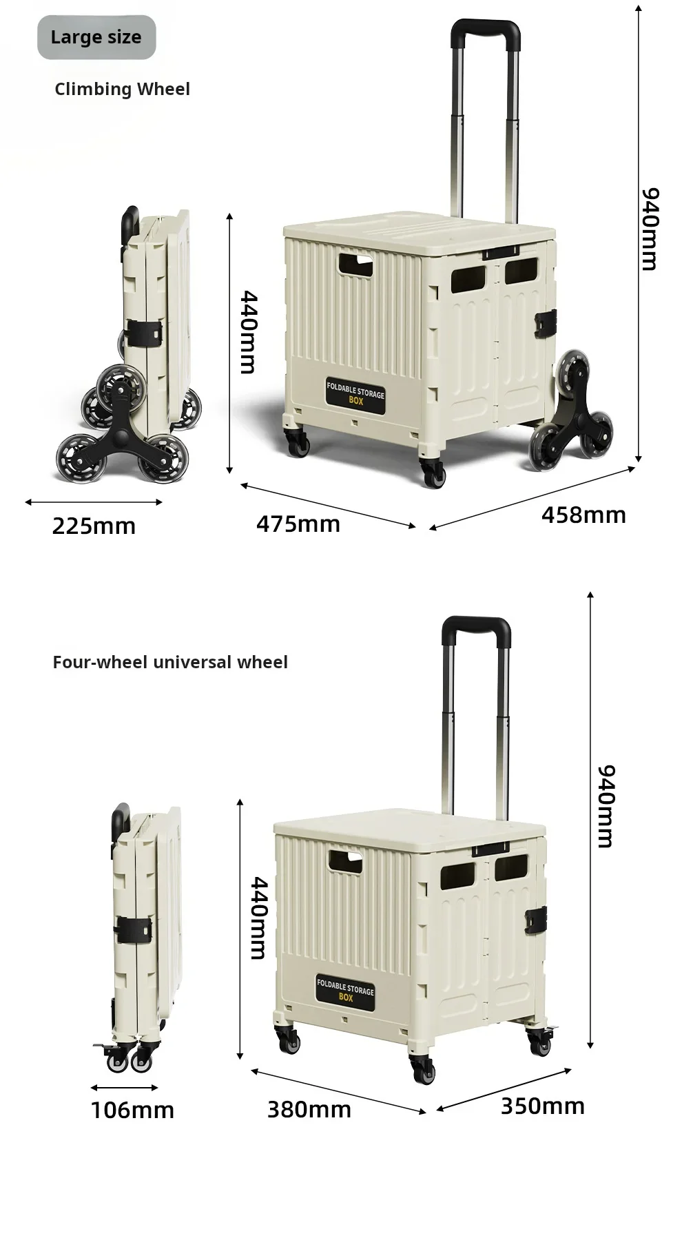 UpHaul Foldable Market Cart - Image 17