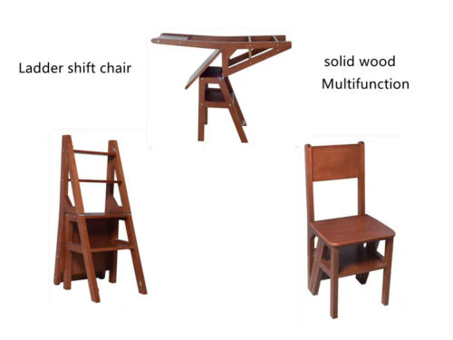 (US Stock) Ladder Chair Stool - Image 5