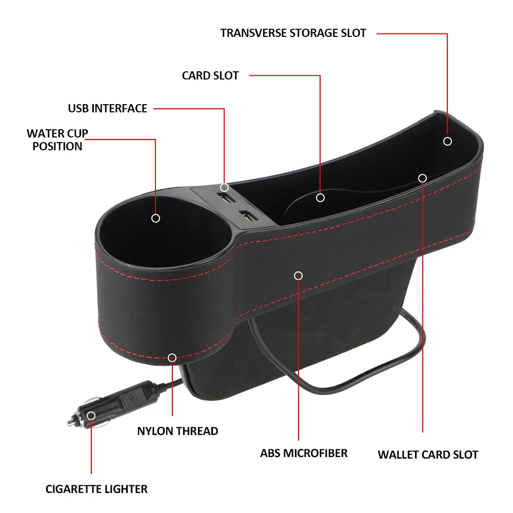 USB Charger Car Organizer - Image 5